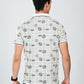 Albion Classic Fit OFF White Casual T-Shirt for Men