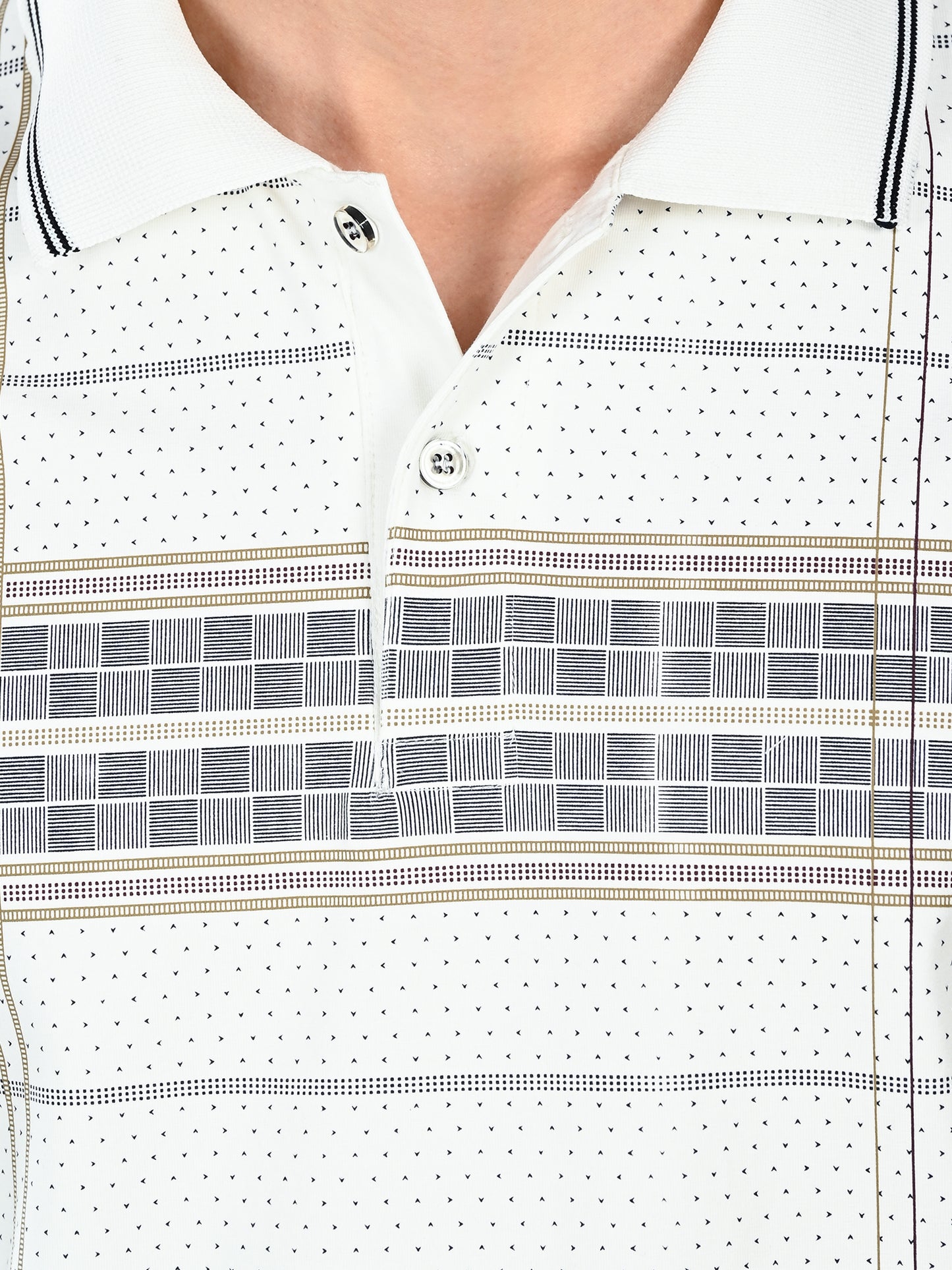 Albion Classic Fit White Casual T-Shirt for Men
