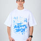 Albion  Regular Fit White Casual Cotton T-Shirt