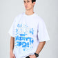 Albion  Regular Fit White Casual Cotton T-Shirt