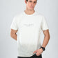 Albion  Regular Fit White Casual Cotton T-Shirt