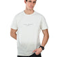 Albion  Regular Fit White Casual Cotton T-Shirt