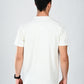 Albion  Regular Fit White Casual Cotton T-Shirt