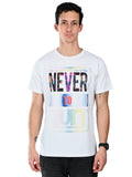 Albion  Regular Fit Black Casual Cotton T-Shirt