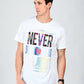Albion  Regular Fit Black Casual Cotton T-Shirt