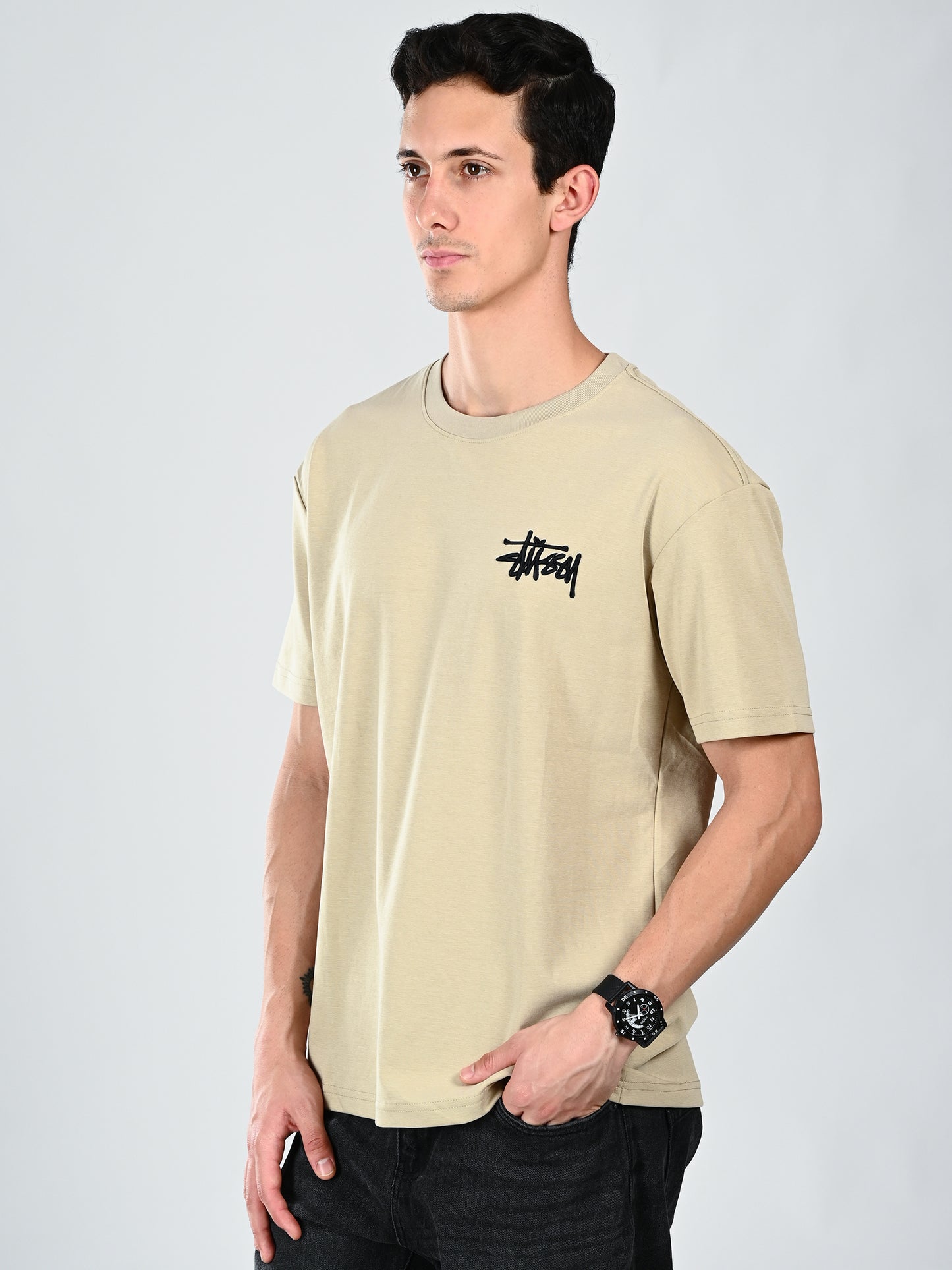 Albion Mens Casual Everyday Wear  White T-Shirt, Everyday Essential T-Shirt