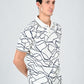 Albion  Regular Fit White Casual Cotton T-Shirt