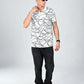 Albion  Regular Fit White Casual Cotton T-Shirt