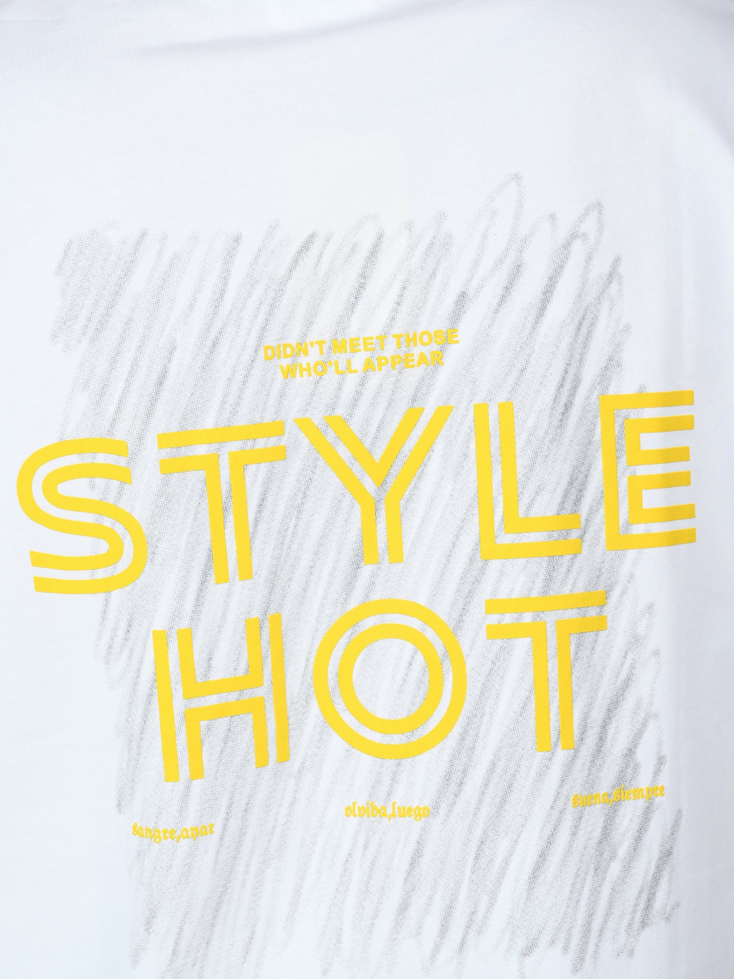 Albion  Regular Fit White Casual Cotton T-Shirt