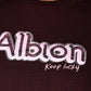 Albion Women Wine Glam Corset with Sculpted Fit