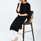 AlbionWomen Black Straight Kurta for Daily Wear