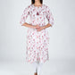 AlbionWomen Floral Print  White  Straight Kurta for Daily Wear