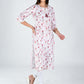 AlbionWomen Floral Print  White  Straight Kurta for Daily Wear