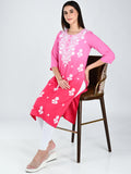 AlbionWomen  Pink  Straight Kurta for Daily Wear