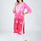AlbionWomen  Pink  Straight Kurta for Daily Wear