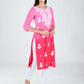 AlbionWomen  Pink  Straight Kurta for Daily Wear