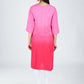AlbionWomen  Pink  Straight Kurta for Daily Wear