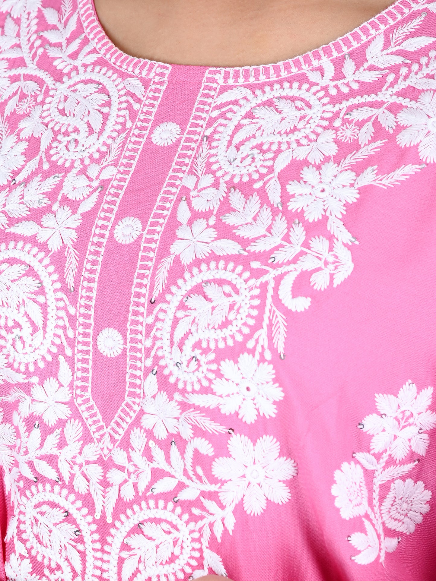 AlbionWomen  Pink  Straight Kurta for Daily Wear