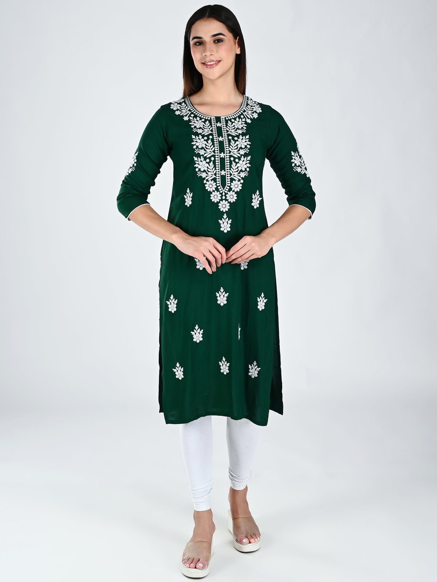 AlbionWomen  Multi  Straight Kurta for Daily Wear
