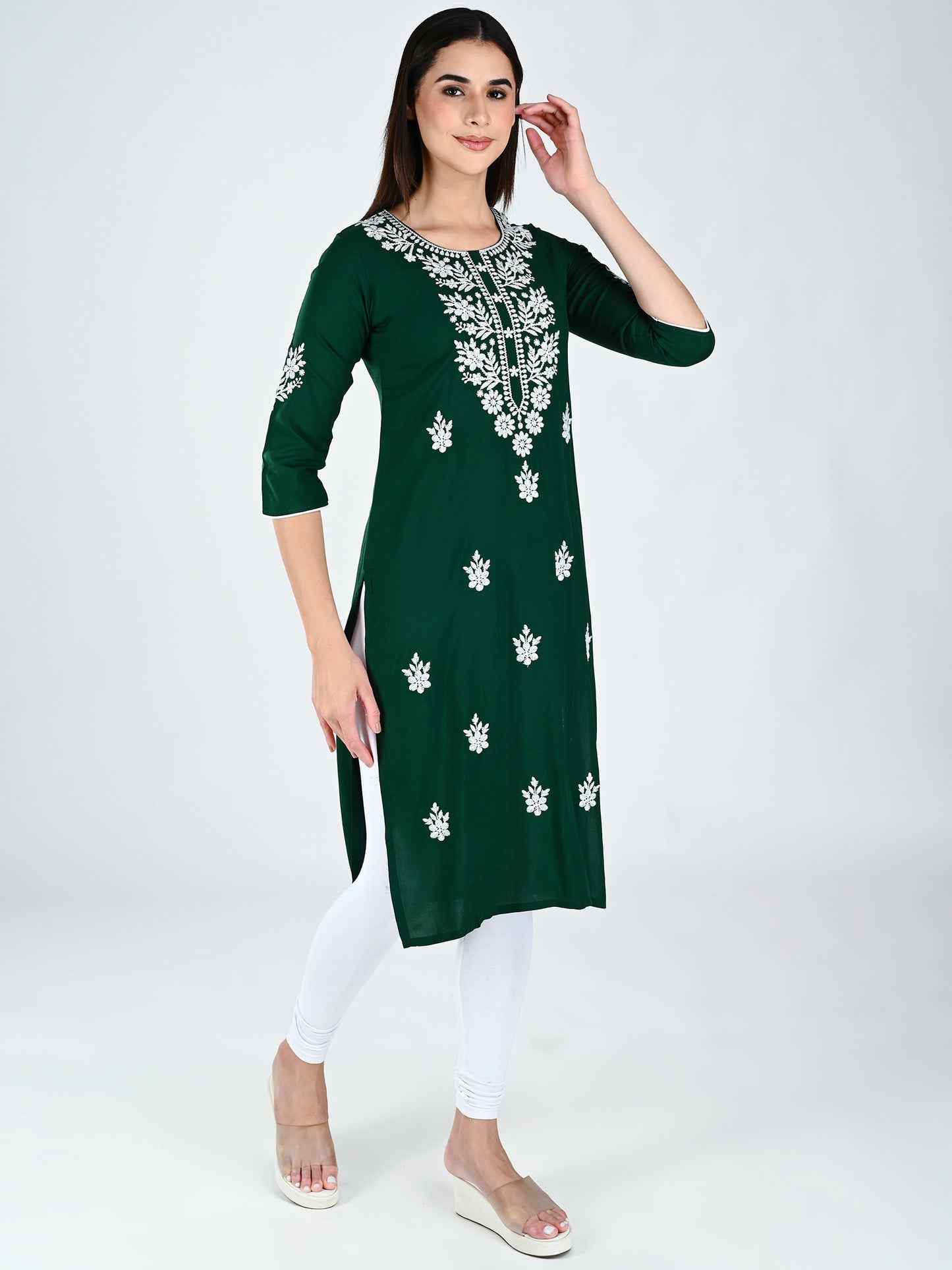 AlbionWomen  Multi  Straight Kurta for Daily Wear