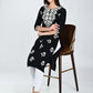 AlbionWomen Black Straight Kurta for Daily Wear
