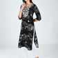 AlbionWomen Black Straight Kurta Comfortable for All-Day Wear