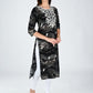 AlbionWomen Black Straight Kurta Comfortable for All-Day Wear