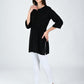 AlbionWomen Black Straight Kurta Comfortable for All-Day Wear