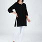 AlbionWomen Black Straight Kurta Comfortable for All-Day Wear