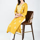 AlbionWomen Mustard Straight Kurta Comfortable for All-Day Wear