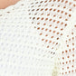 Albion Women Cream Soft Knit Casual Top,For Everyday Comfort