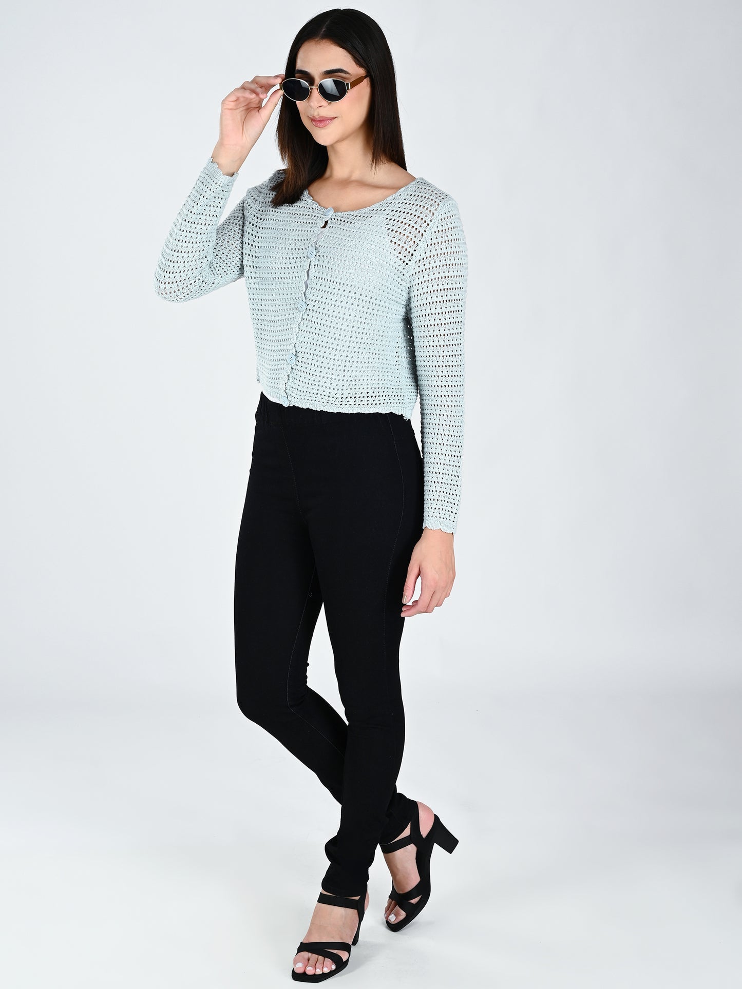 Albion Women Sky Soft Knit Casual Top,For Everyday Comfort