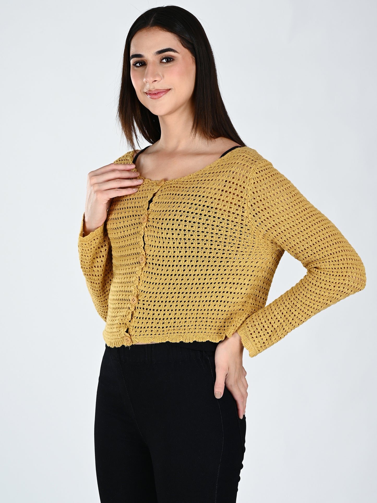 Albion Women Rust Soft Knit Casual Top,For Everyday Comfort