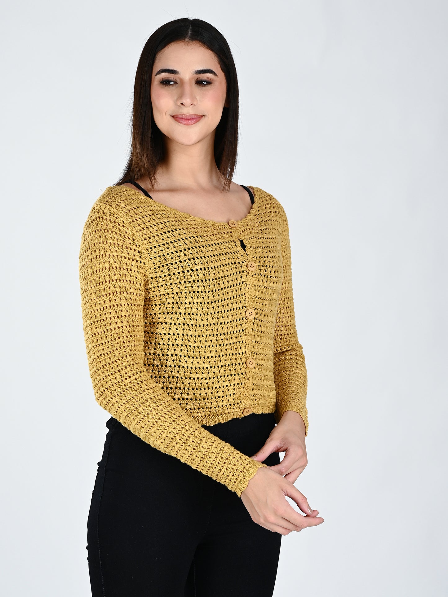 Albion Women Rust Soft Knit Casual Top,For Everyday Comfort