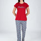 Albion Women Stylish Maroon Nightwear