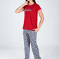 Albion Women Stylish Maroon Nightwear