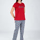 Albion Women Stylish Maroon Nightwear
