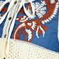 Albion Contrast Panel Embroidered Lace Hem Top for Women