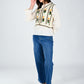 Albion Women Floral Embroidered Tie Neck Top