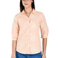 Albion Women Peach  Threadwork Casual Shirt