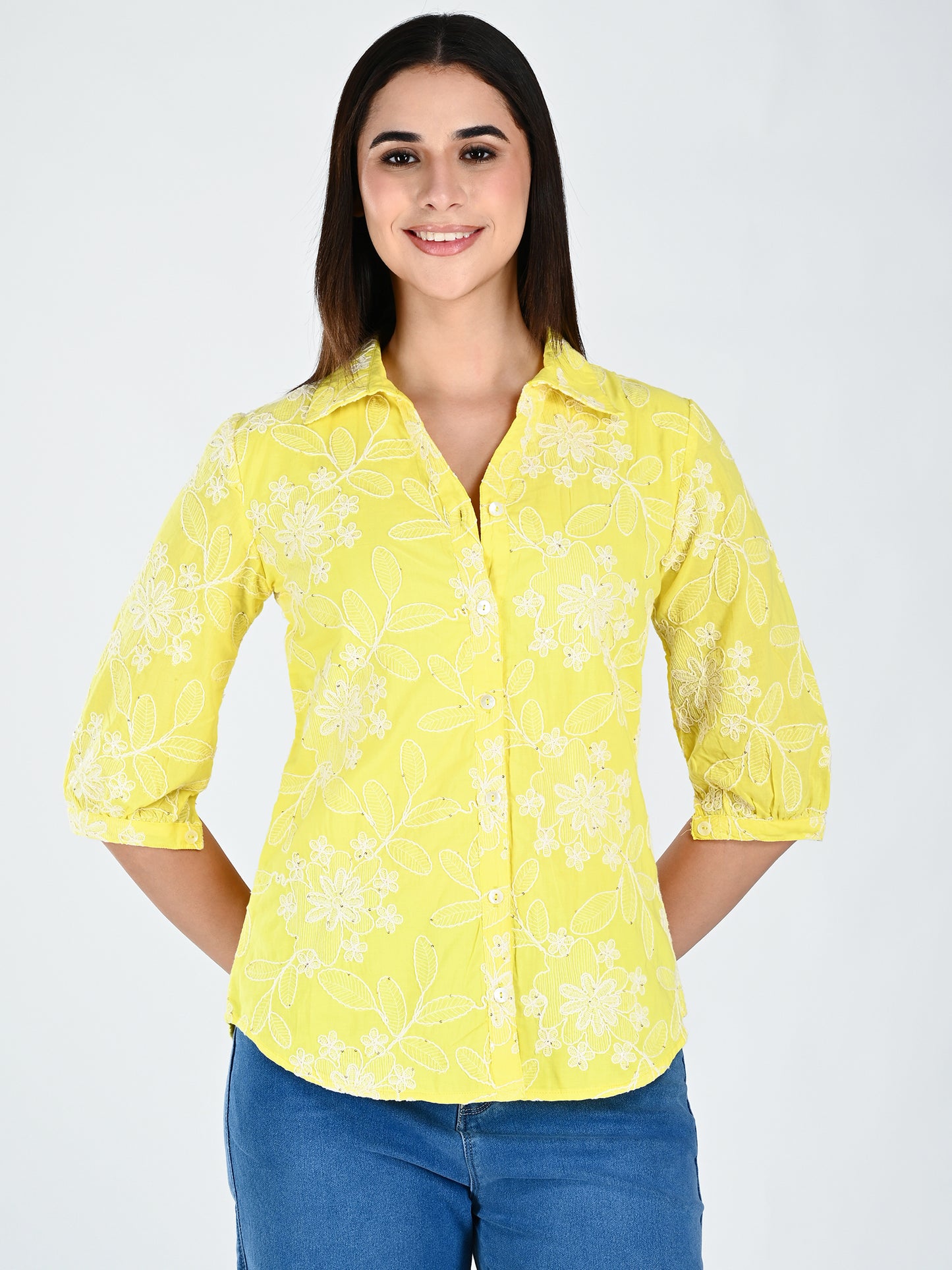 Albion Women Lemon Mist Thread Top