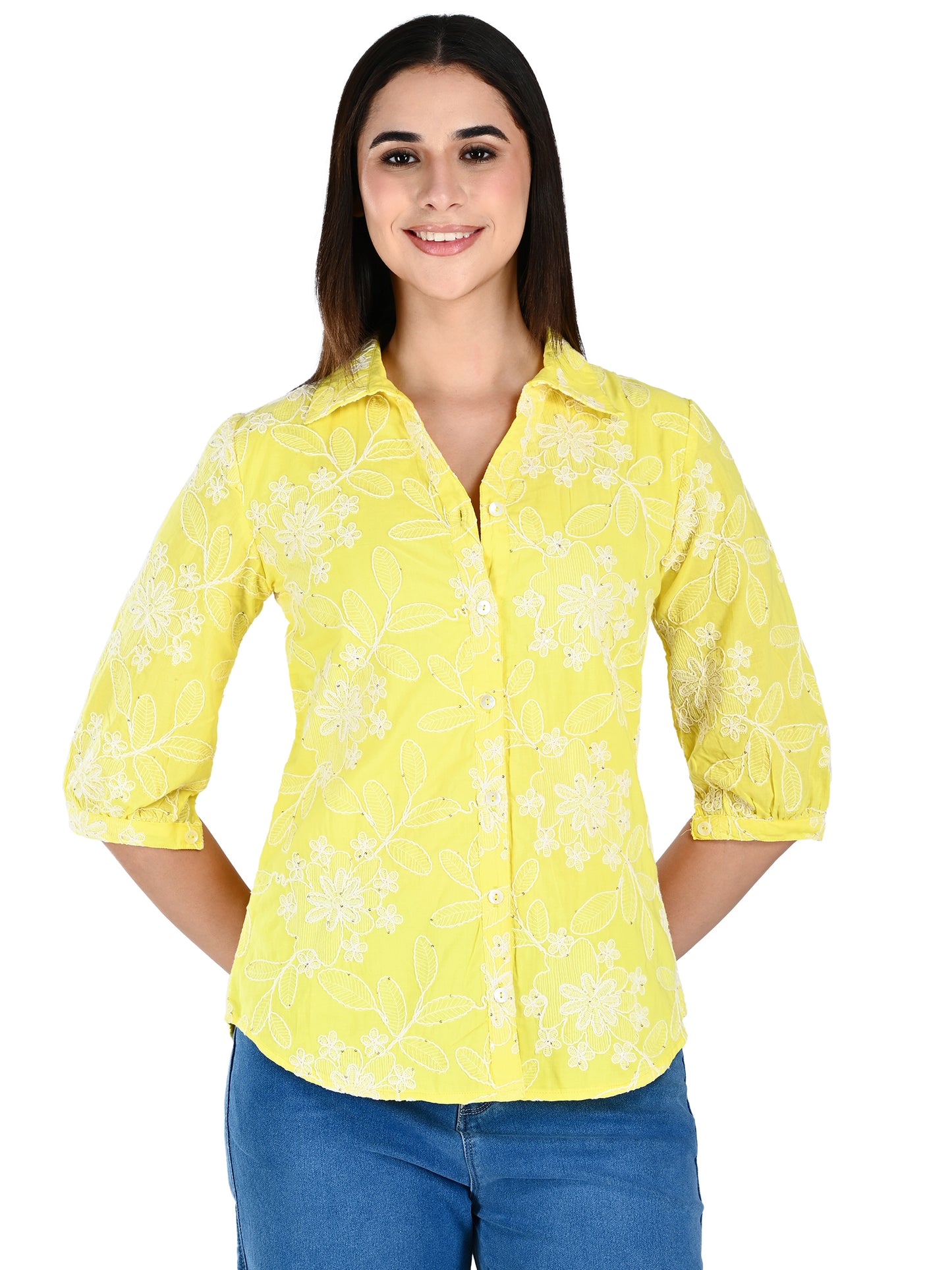 Albion Women Lemon Mist Thread Top