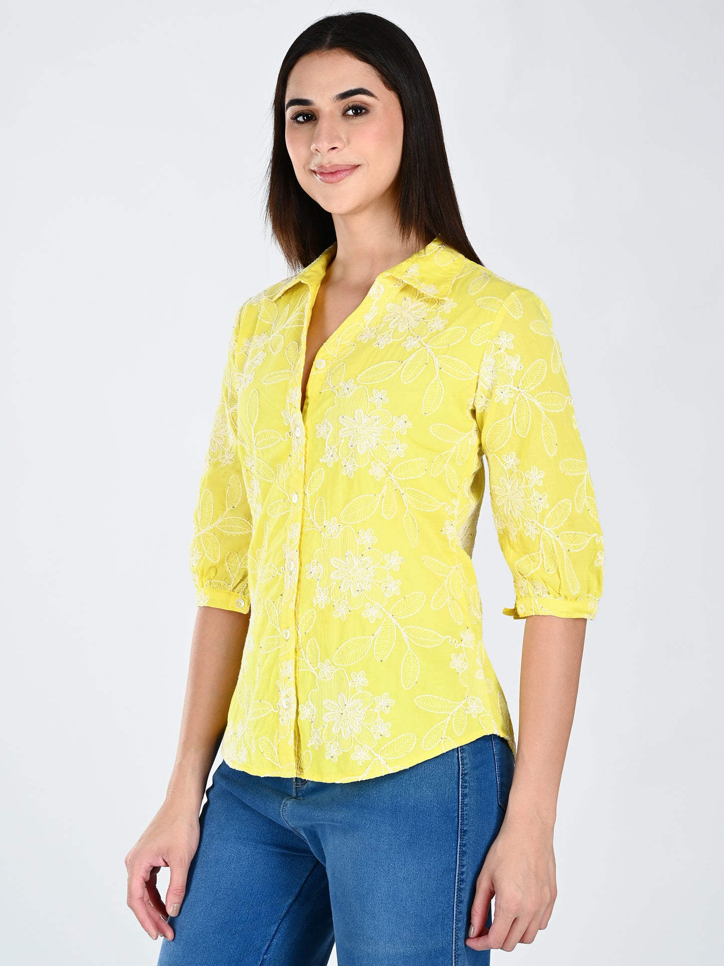 Albion Women Lemon Mist Thread Top