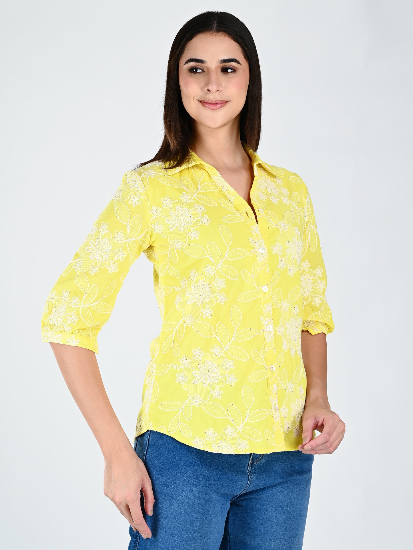 Albion Women Lemon Mist Thread Top