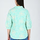 Albion Women Elegant Green Thread Work Top,