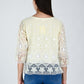 Albion Women Elegant Lemon  Thread Work Top,
