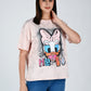 Albion Women Purple Printed Classic T-Shirt