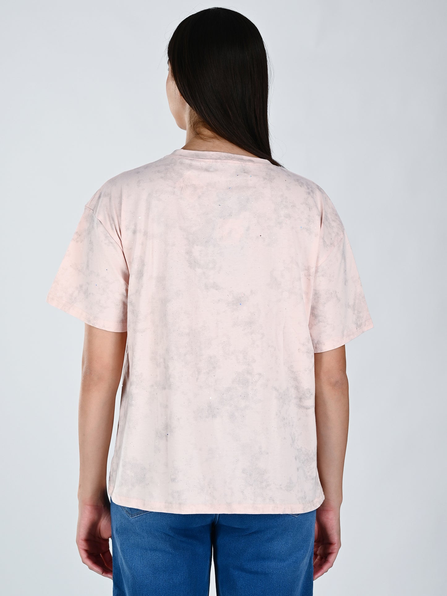 Albion Women Purple Printed Classic T-Shirt