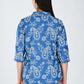 Albion Women Indigo Bloom Embroidered Shirt