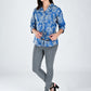 Albion Women Indigo Bloom Embroidered Shirt